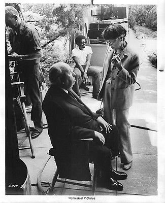 Edith Head and Alfred Hitchcock