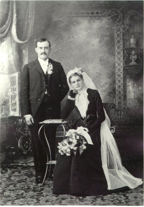 Albert Henry & Emma (Fritz) Mihm's Wedding
