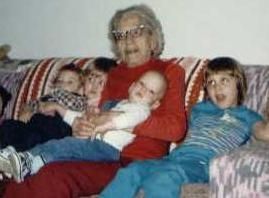 Era Estelle and great grandchildren