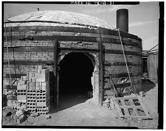 31. PORTAL DETAIL; SOUTH FACE. - D'Hanis Brick Works,...