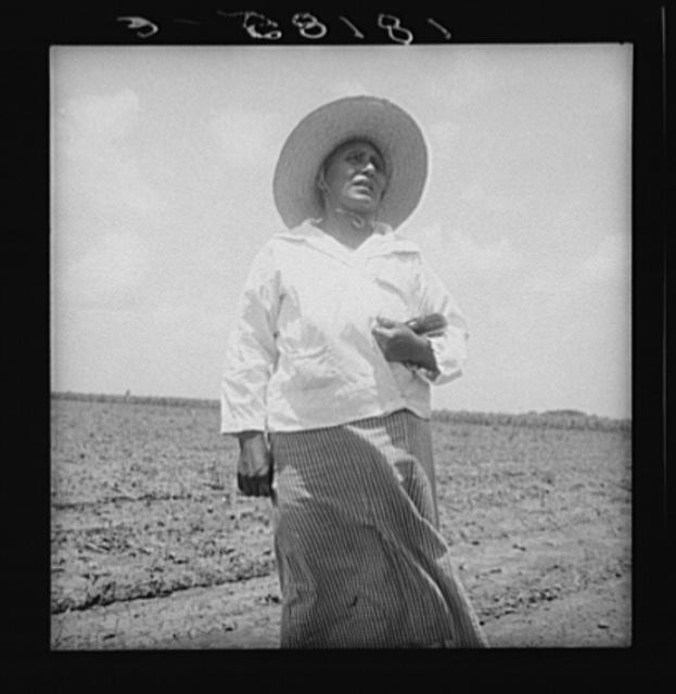 Wife of a Mexican sharecropper near Bryan, Texas