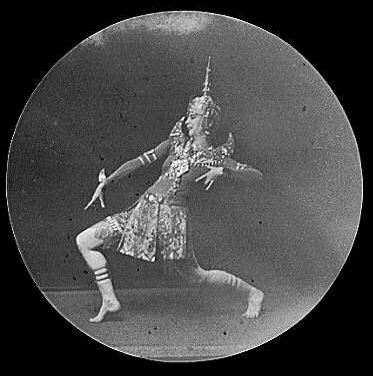 Ruth St. Denis dancing
