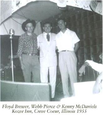 Floyd Brewer, Webb Pierce, and Kenny McDaniels