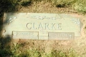 George C. Clarke's grave