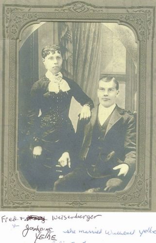 Frederick Weisenberger And his sister Josephine