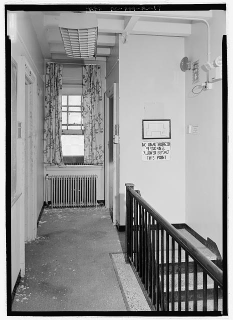 View of corridor on second floor of northwest wing - St....