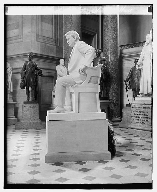 La Follette Statue, Statuary Hall, [4/29/29]