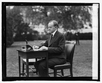 Pres. Coolidge votes by mail, [10/30/24]