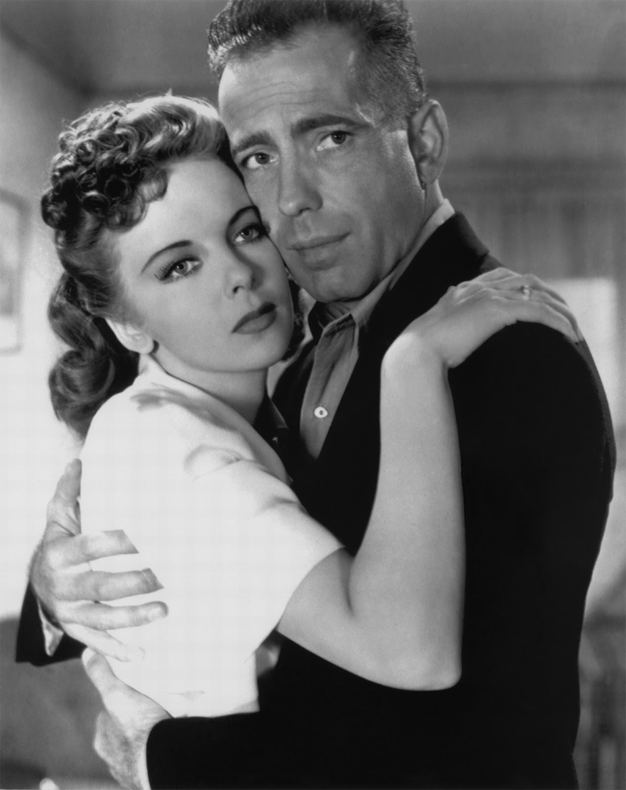 Ida Lupino and Humphrey Bogart