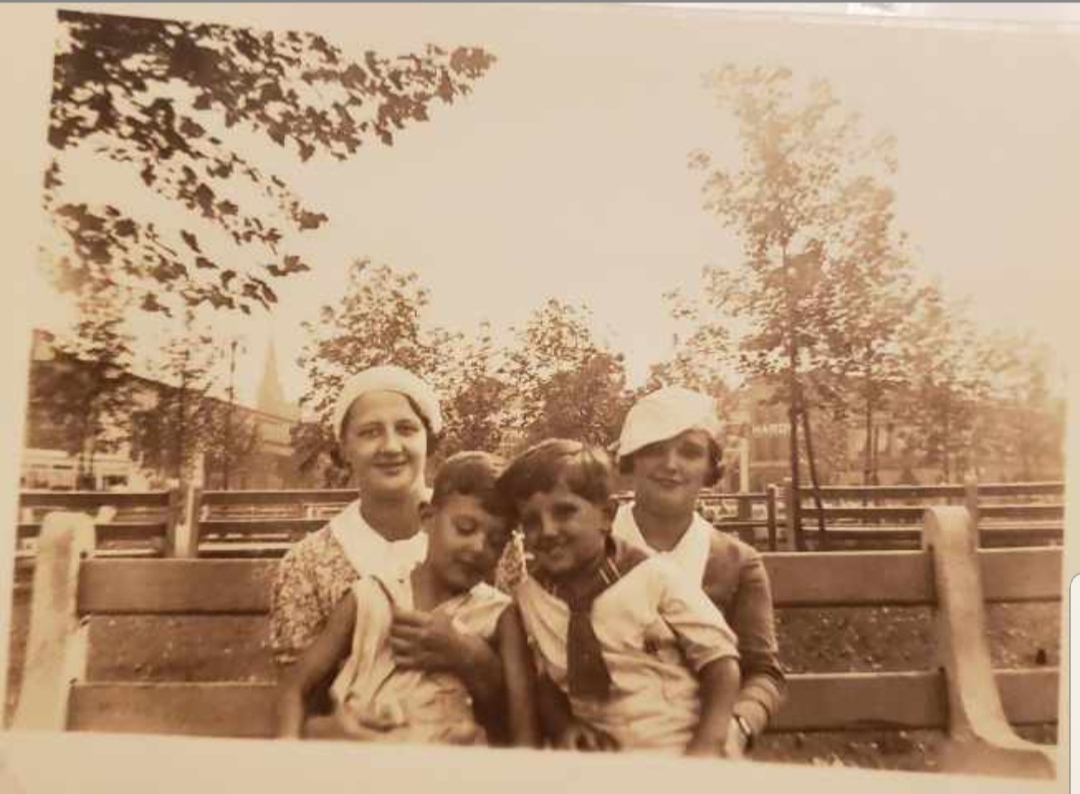 Lucy Ann Consentino with son  
Ernest Pascucci Jr. & Mae Consentino 