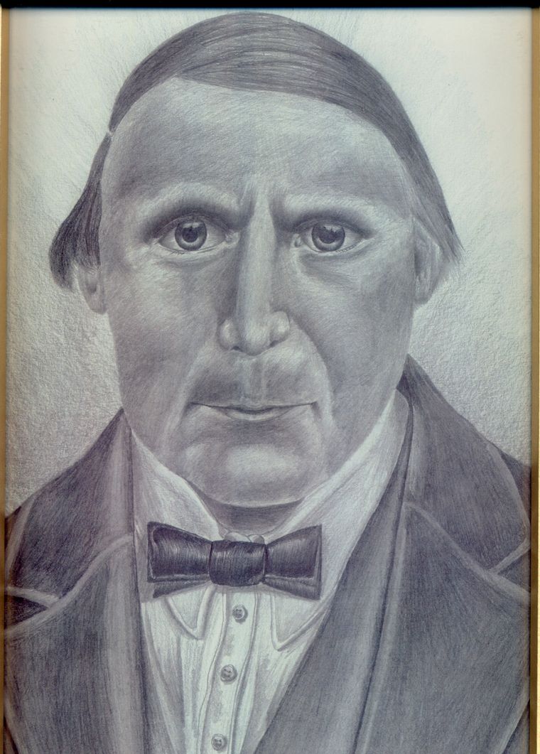 Pencil Portrait of my g-grandfather