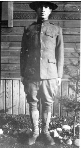 Guy Canady during WWI