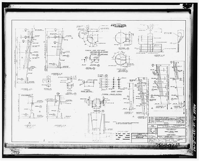 169. Photocopy of drawing (1958 architectural drawing by...