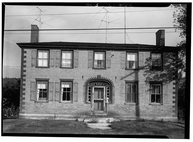 1. FRONT ELEVATION - House, South side of Route 9, West...