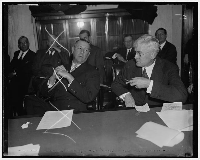 Hoxey testifies before Wheeler. Washington, D.C. Jan. 16....