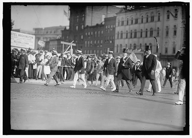 COLUMBUS, CHARLES J., OF D.C. DRAFT PARADE