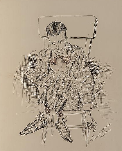 William Randolph Hearst, satirical drawing