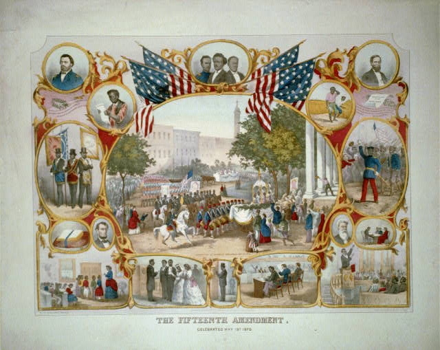 The Fifteenth Amendment. Celebrated May 19th, 1870 / from...