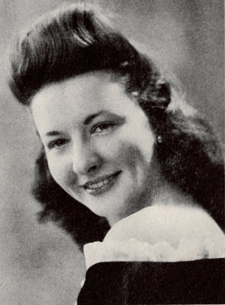 Katherine Veronica Hughes, New York, 1945