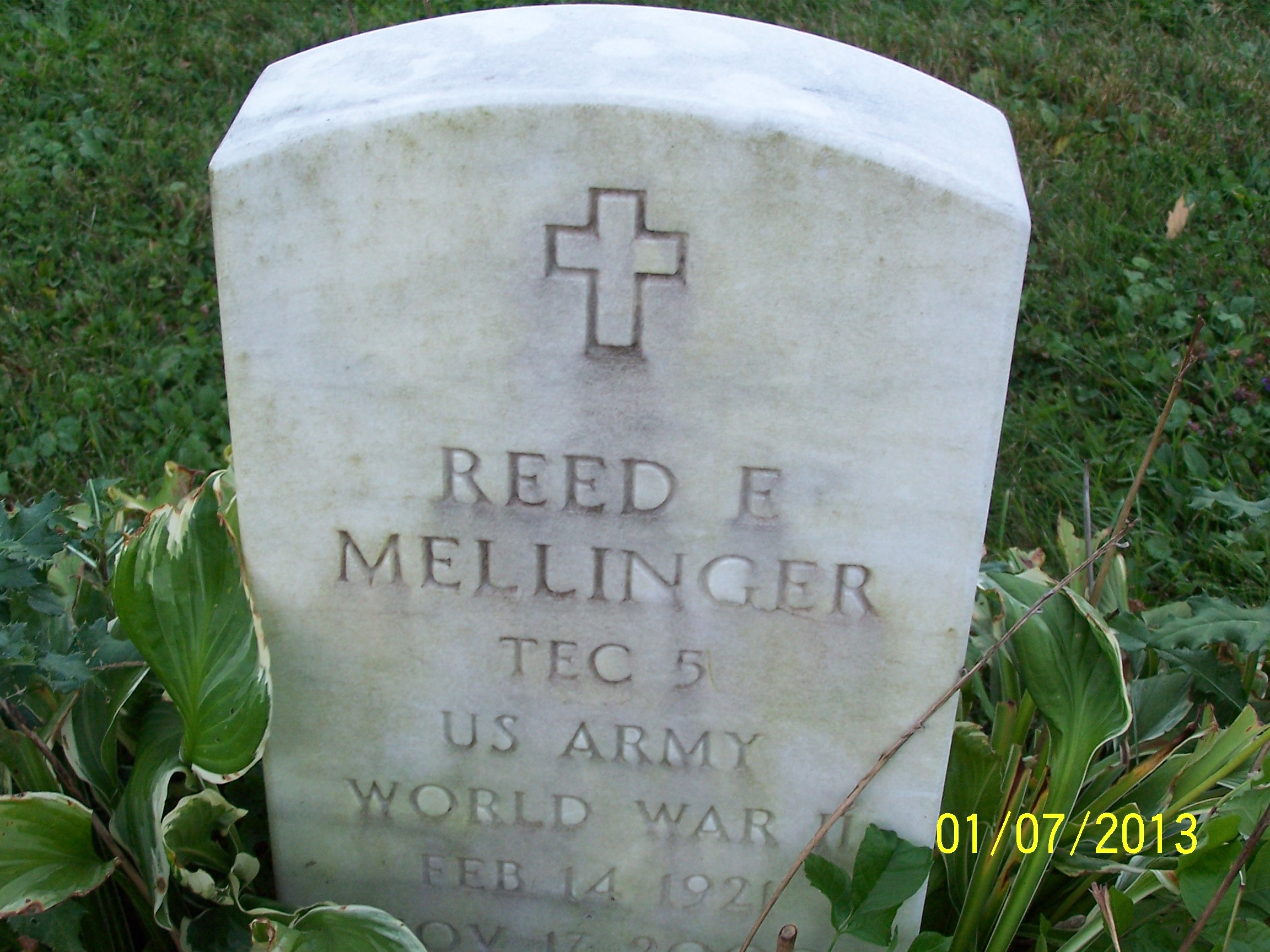 Reed E. Mellinger Gravesite