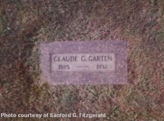Claude Grover Garten 1885-1932