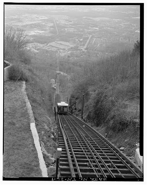9. LOOKOUT MOUNTAIN, INCLINE RAILWAY. VIEW NNE. -...