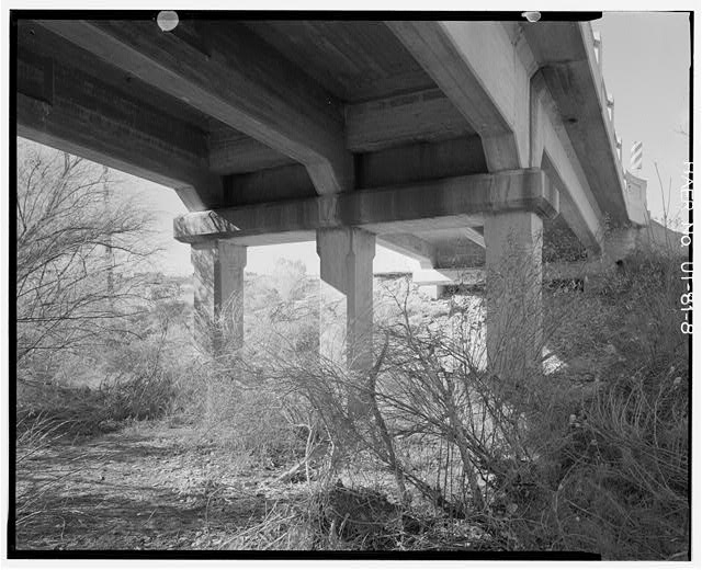 8. VIEW OF NORTH PIER AND ABUTMENT - La Verkin Creek...