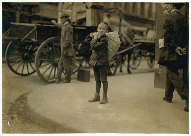 Carrying home decayed refuse from markets. Location:...