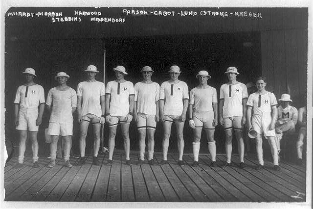 Sports--rowing, June 11, 1915, Harvard Varsity