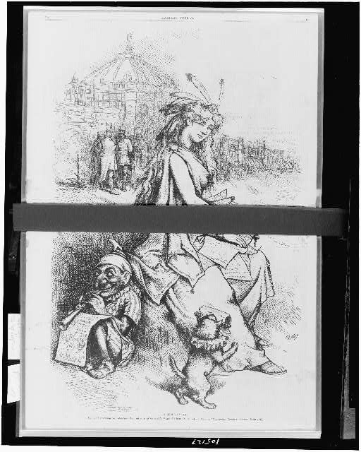 A belle savage, Columbia (receiving congratulations from...