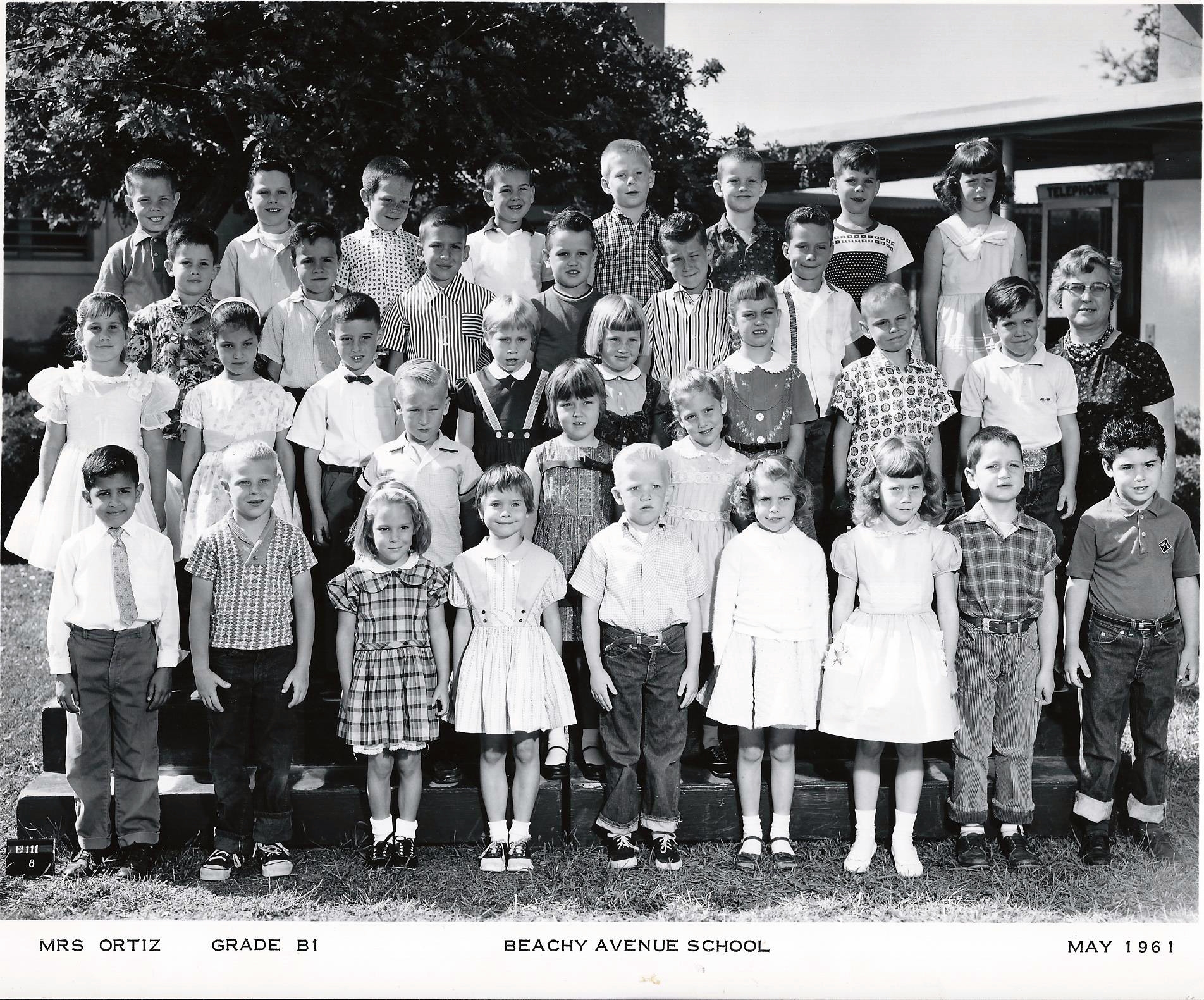 Beachy Avenue School CA, 1961