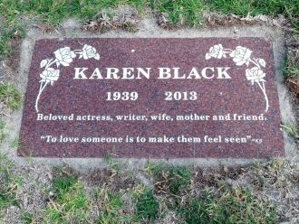 Karen Black Gravesite