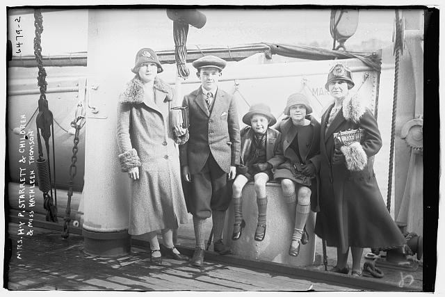 Mrs. H.Y.P. Starrett & children, & Miss Kath. Thompson