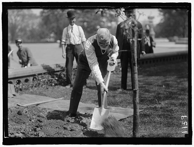 MANN, JAMES R. REP. FROM ILLINOIS, 1897-1922. PLANTING...