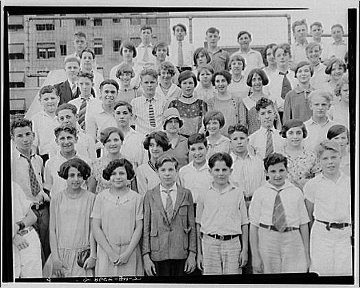 Central High School. School children at Central High VI