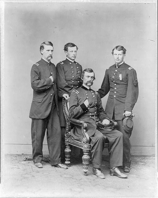 [Charles Griffin, 1825-1867. Maj. Gen. Griffin and staff]