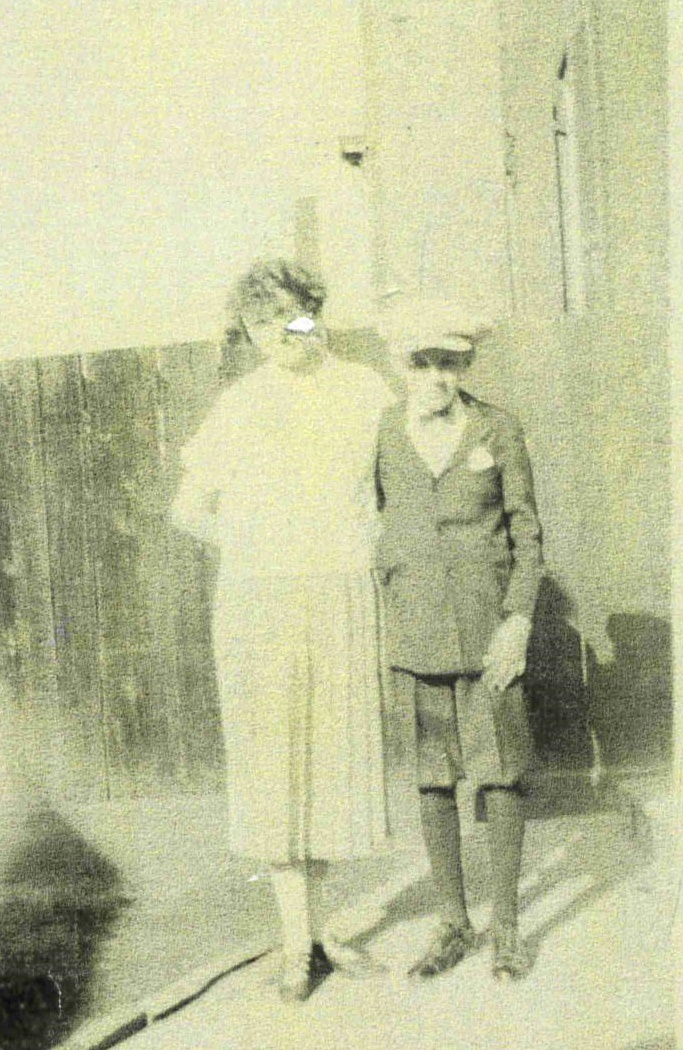 Mary L. (Joyce) Kleaver with her son John Joyce Kleaver, Jr.