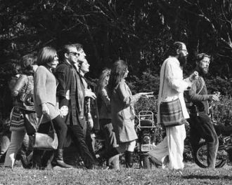 Allen Ginsburg, Golden Gate Park, 1967