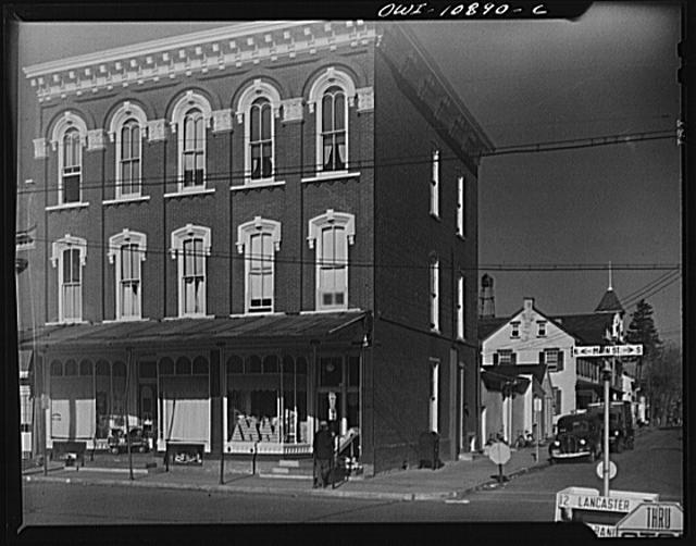 Manheim, Lancaster County, Pennsylvania. Main street