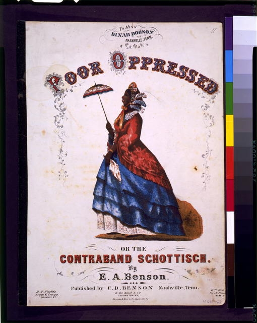 Poor oppressed or the contraband Schottisch, by E.A....