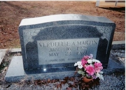 Verdell  E.A. Martin Headstone