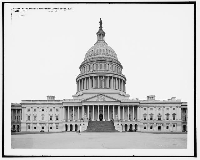 Main entrance, the Capitol, Washington, D.C.