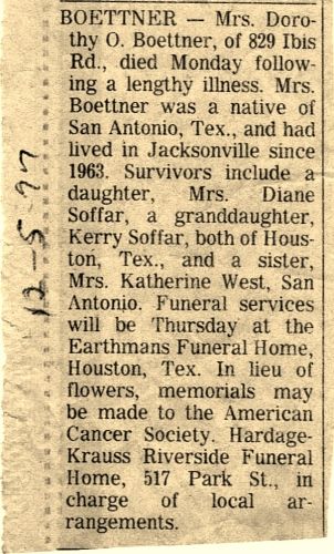 Dorothy Martha Studhalter Obituary