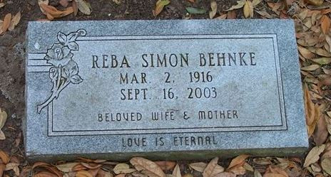 Reba (Simon) Behnke 