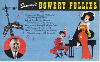 Sammy Fuchs of Sammy's Bowery Follies
