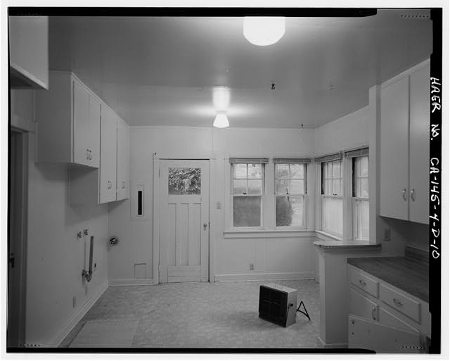 10. INTERIOR OF KITCHEN/UTILITY AREA SHOWING 1-LIGHT...