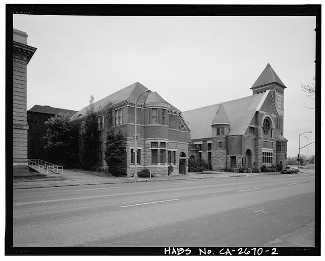 VIEW OF NORTH (FRONT) FACADE, FACING SOUTHWEST - First...