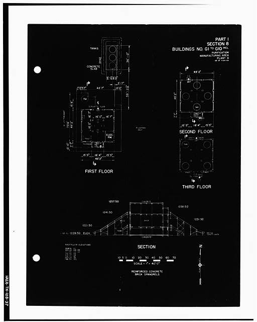 37. Photograph of a line drawing. 'PART I, SECTION 8,...