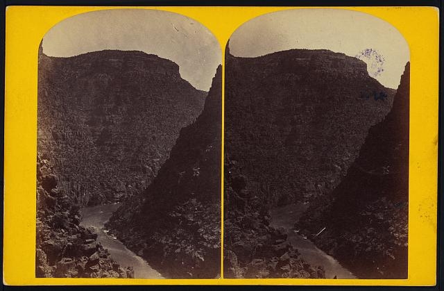 Canon of Lodore, looking up from Leaping Brook