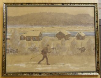 Kristian Skolmen painting